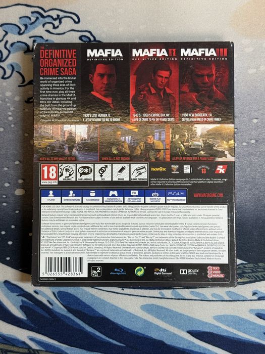 Mafia Trilogy - ps4