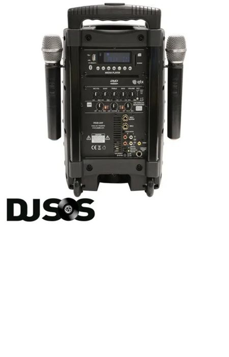 Vand boxe portabile Pro  QTX PAV8 STEREO PORTABLE CD/DVD,USB , 150W