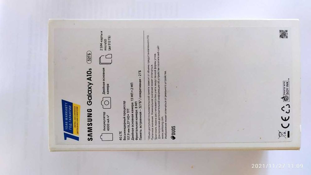 Samsung A10s Ideal holatda/Самсунг А10S отличный