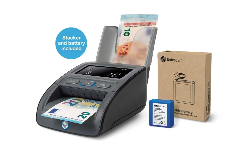 Нов Детектор за фалшиви EURO/ЛВ банкноти/брояч Safescan 155-s (G2)