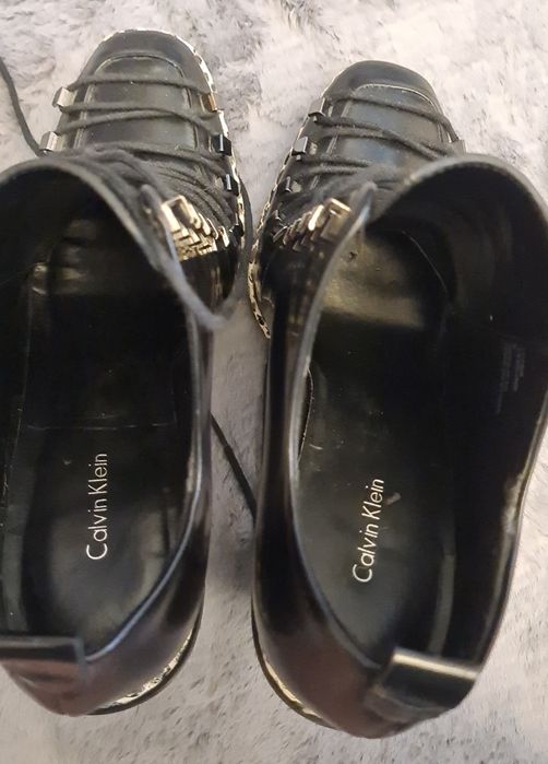 Botine Negre Calvin Klein, 38