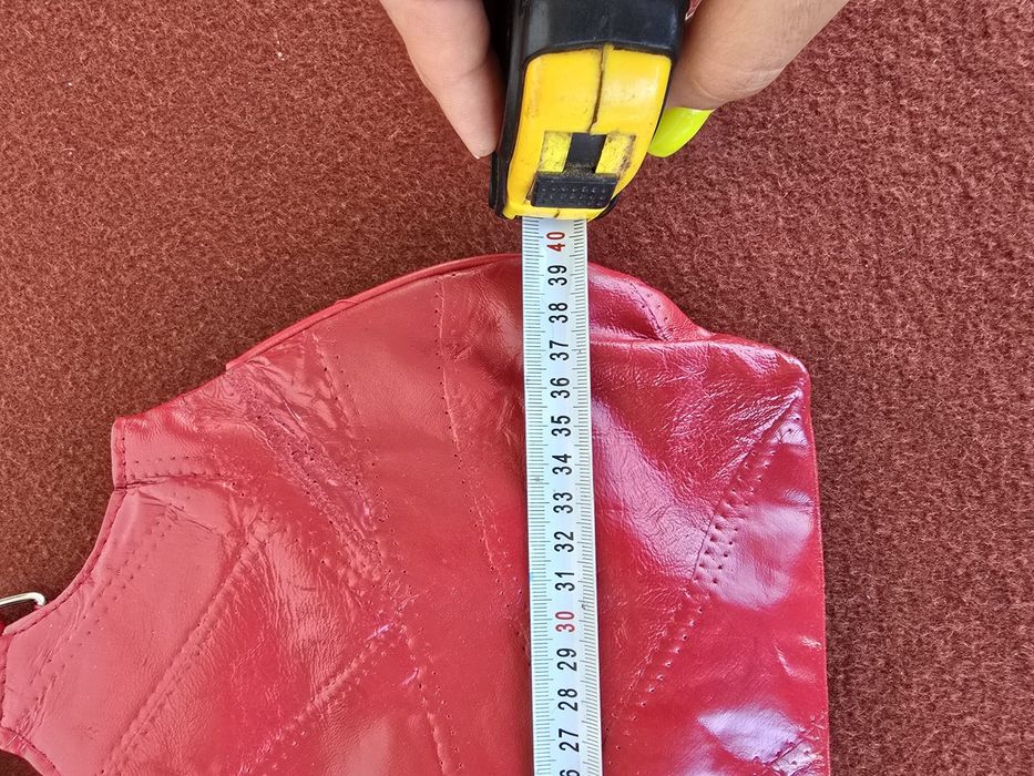 Женская сумка из натуральной кожи Stefano красная