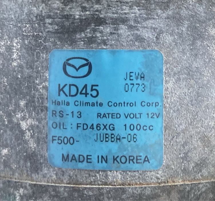 Mazda 3 2.0 i 2017 година Компресор Климатик