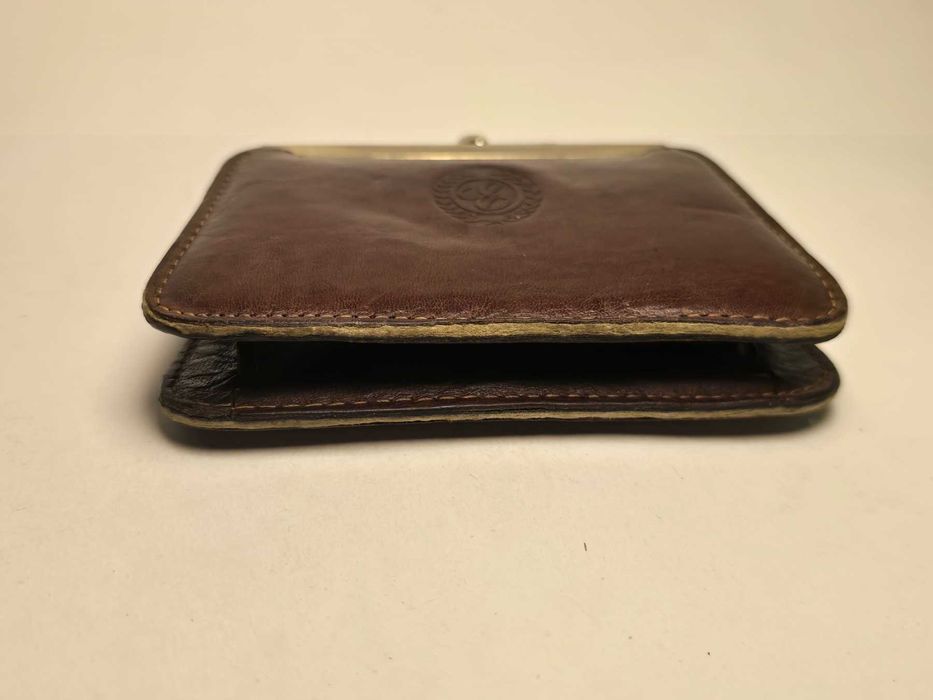 Винтидж кожено портмоне за монети – естествена кожа – ретро модел