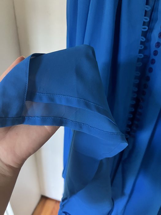 Синя дамска рокля