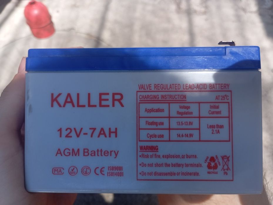 Аккумулятор AGM 12V 9Ah и 12V 7Ah (для ИБП, UPS)