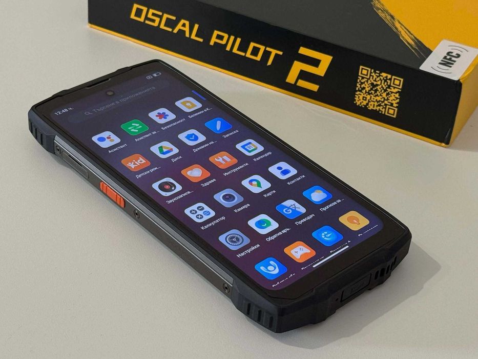 Бартер! НОВ! Oscal Pilot 2 256/8GB Black (Черен) 8800mAh (устойчив) смартфон.