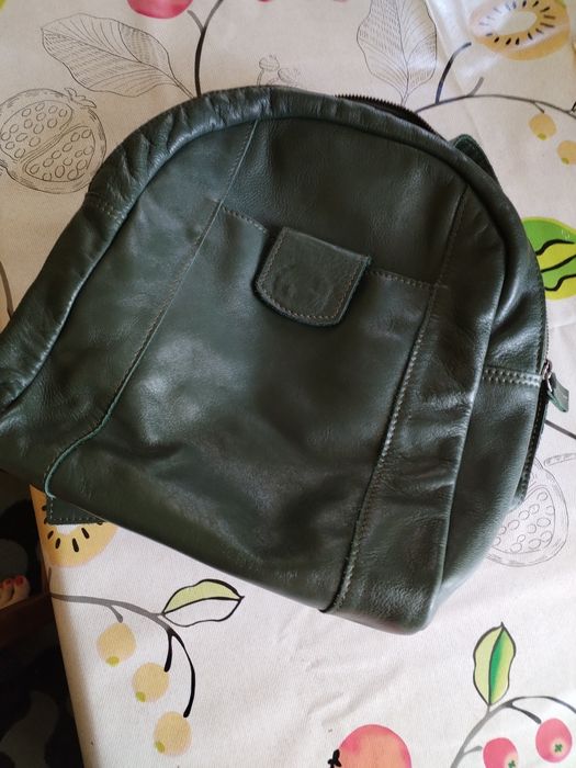 Кожаный рюкзак Канишка