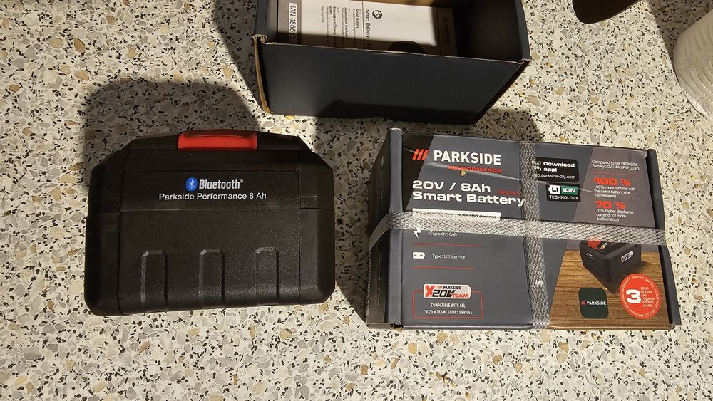 Baterie Parkside 8Ah 20V Smart pentru scule Parkside