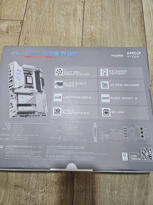 Placa de bază  MPG 8850 EDGE TI WIFI