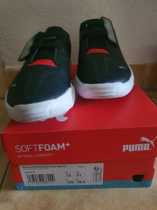 Детски кожени маратонки Puma Ferrari