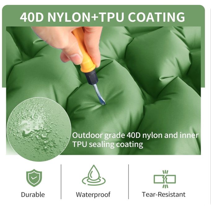 Надуваем матрак с вградена помпа, 196/68/9 см