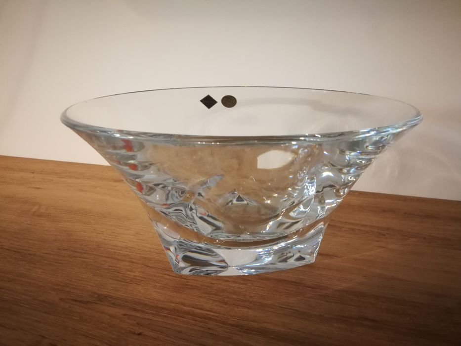 Кристални фруктиера и купичка Bohemia Triangle 28см/16см