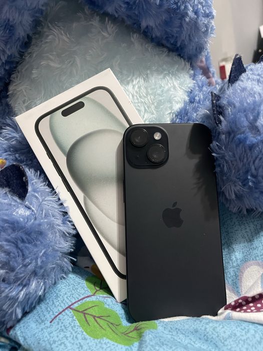iPhone 15 черный 256гб
