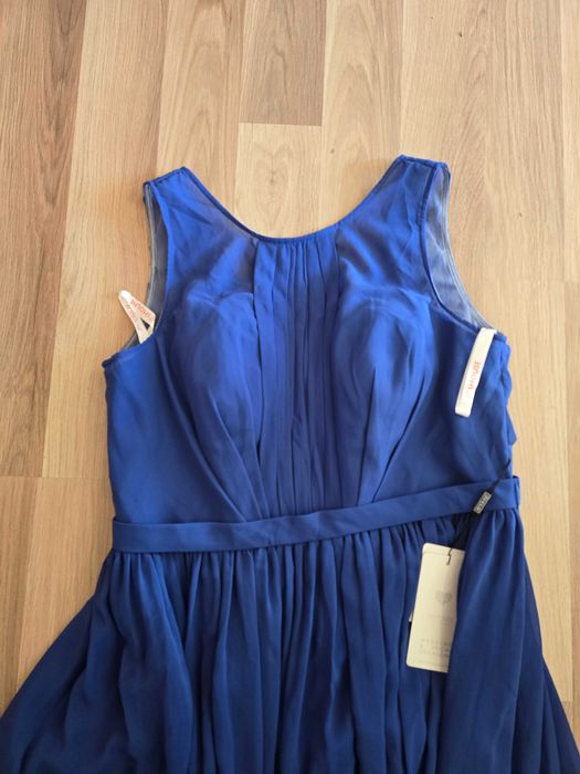 Официална тъмно синя рокля