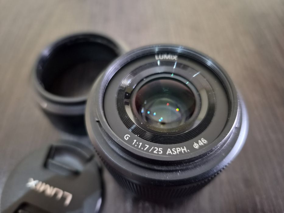 Panasonic 25mm F1.7 Lumix G Obiectiv MFT Negru