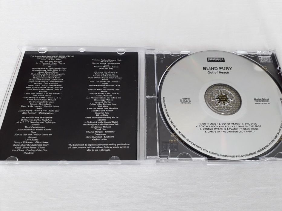 Blind Fury - Out Of Reach