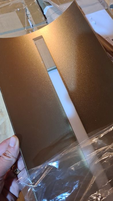 Lampa suspendata gold și rose gold