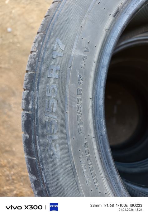 Летние шины 215/55/17