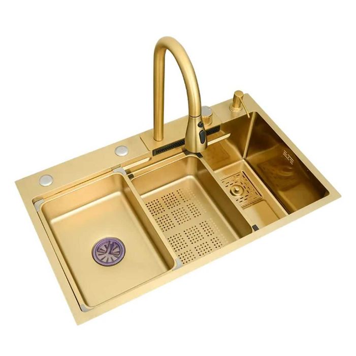 Lichidare Chiuveta bucatarie Gold multifunctii 75x45-TRANSPORT GRATUIT