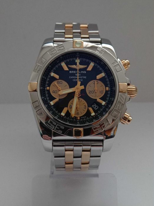 Breitling Chronomat 44 B01 IB0110 18ct rose gold/steel