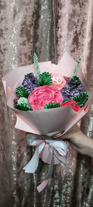Зефирные цветы на заказ