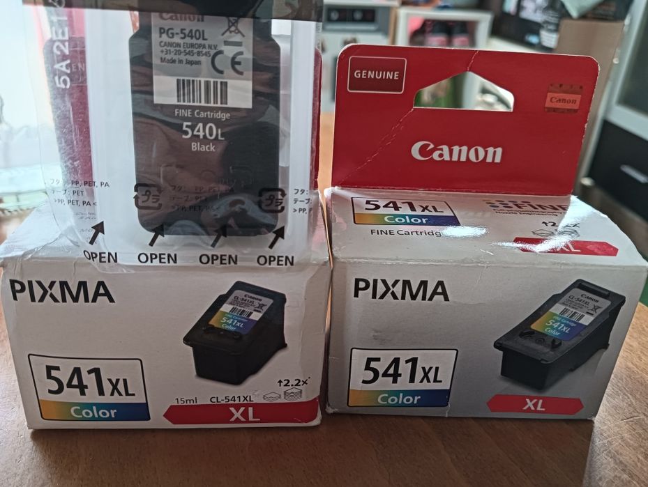 Canon PG-540L + 2x CL-541XL оригинални