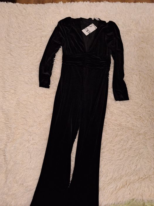 Salopeta ZARA, din catifea, NOUA