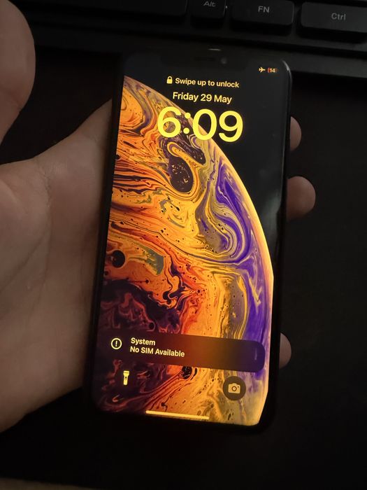 Iphone XS 256GB black display nefunctionabil