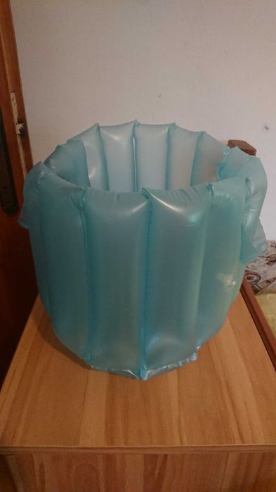 Piscina picioare gonflabil cu manere