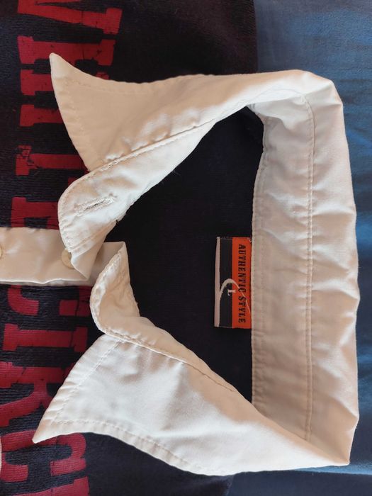 Bluza-camasa bleumarin