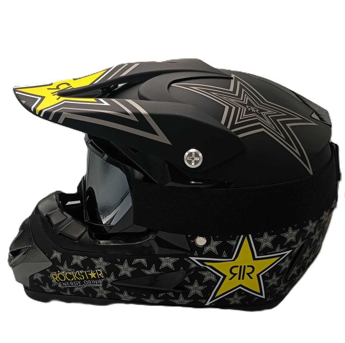 Кросова каска и очила комплект