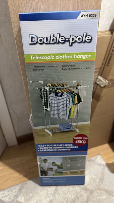 Вешалка напольная, стойка для одежды