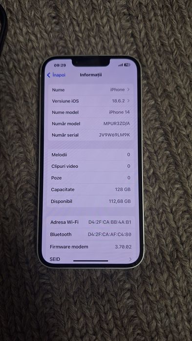 Iphone 14 128 gb, neverlock