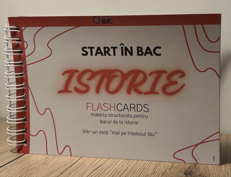 Set Flashcards „Start în BAC” – Română, Istorie, Logică