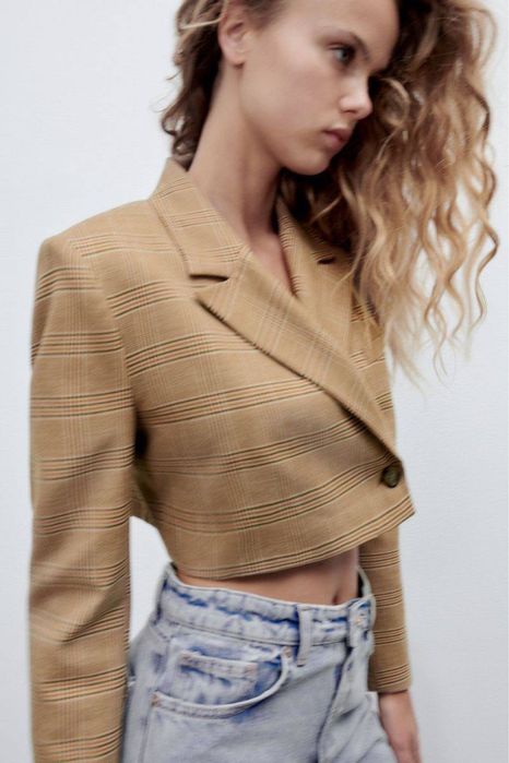 Укороченный пиджак Zara