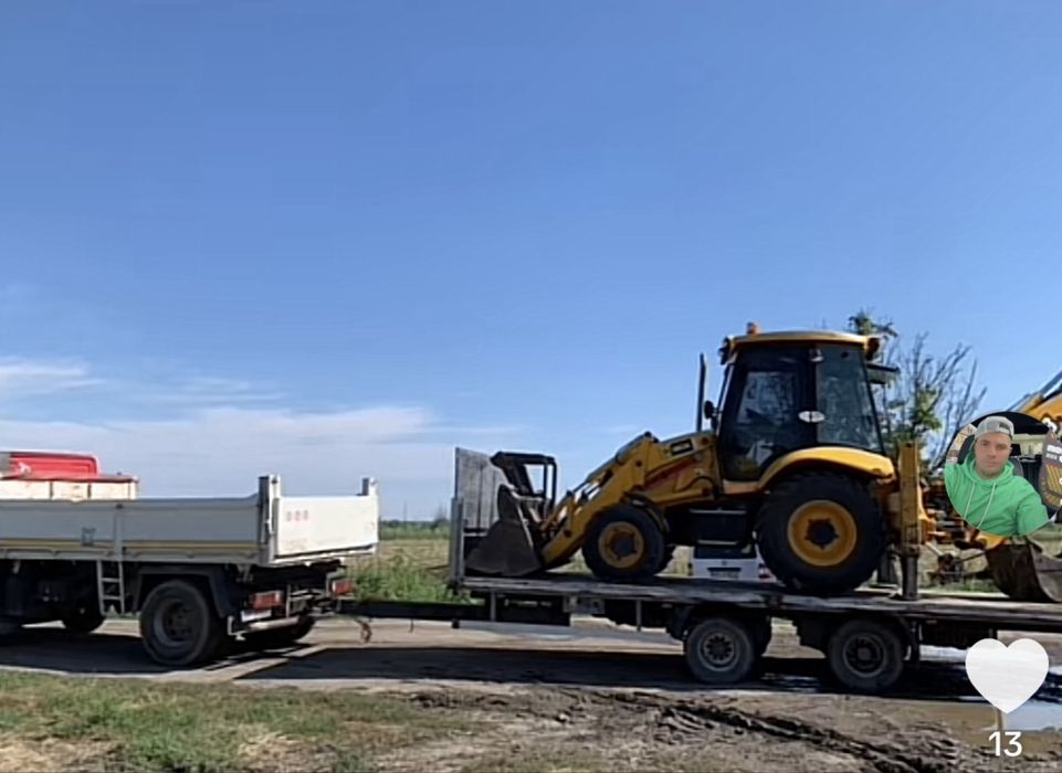 Disponibil basculanta+buldoexcavator in braila