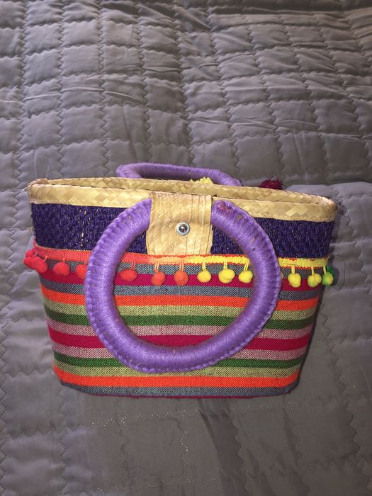 Дамска плетена чанта-мексиканска