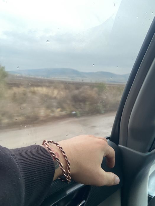 Масивни Медни гривни -ръчна изработка