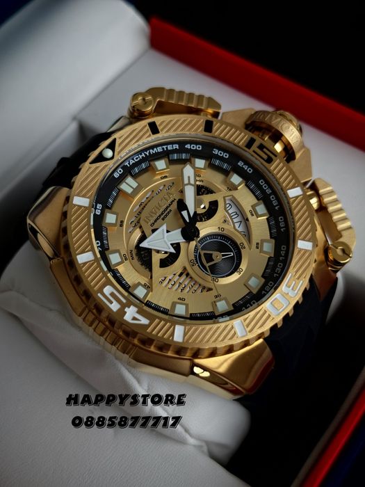 INVICTA Optimus Gold 66 mm, Инвикта нов ръчен часовник