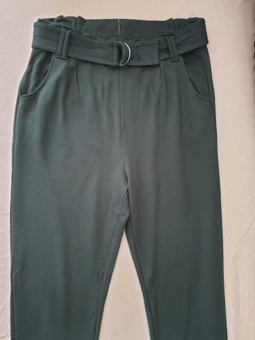 Pantaloni Page One,marimea M,ca noi,culoarea verde brad