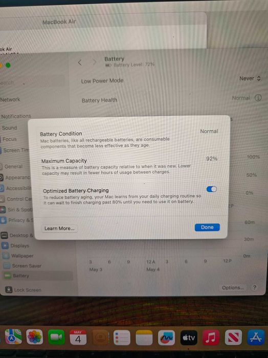Apple MacBook Air 13” (M1, 2020) – 8GB RAM, 256GB SSD – Excellent Condition