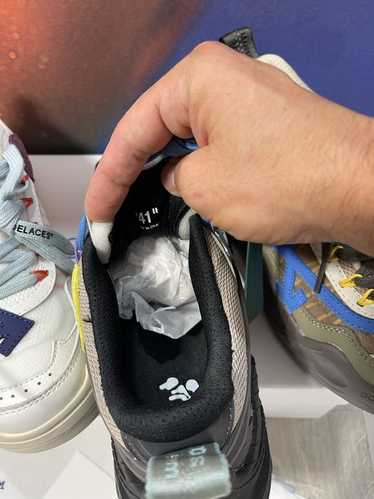 Adidasi Off White ODSY piele naturala Premium Full Box colectie noua