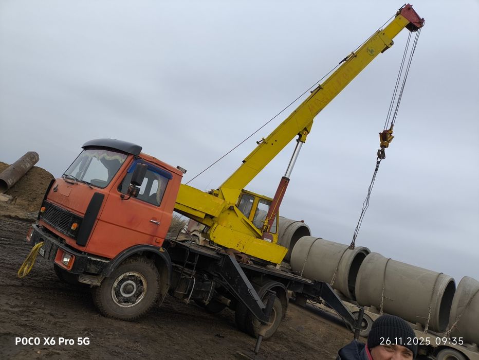 Продам автокран МАЗ ивановец