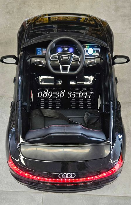 ТОП ЦЕНА!НОВО!Акумулаторна кола AUDI RS E-TRON GT с 12V,EVA гуми,USB