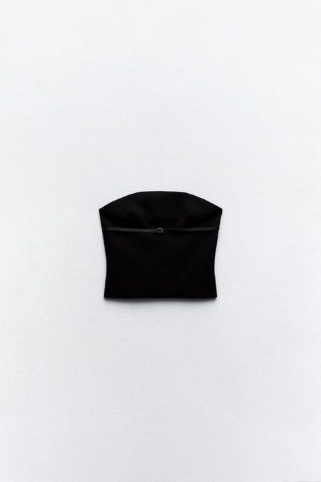 Топ с ефектен гръб Zara