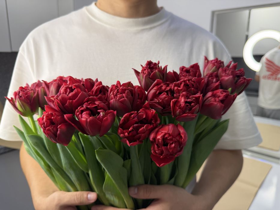 Тюльпаны потом свежие по 450