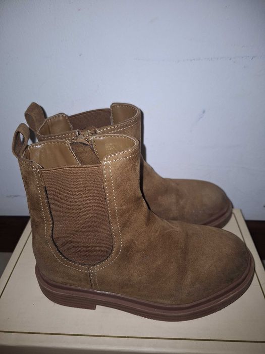 Боти за момиче велур