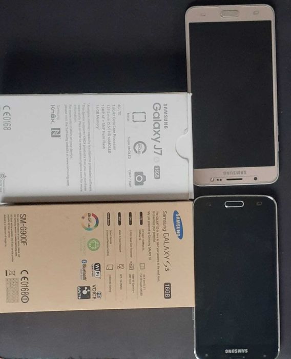 Samsung Galaxy S5 (SM-G900F) и Samsung Galaxy J7-2016 (SM-J710FN)