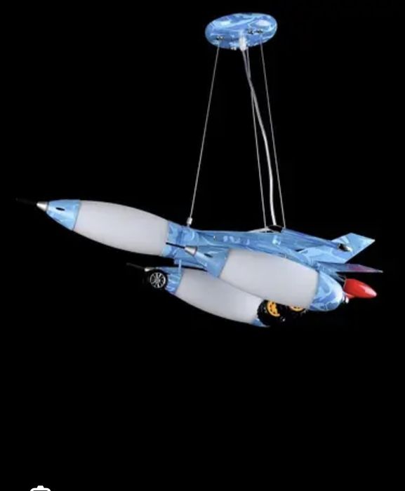 Для детской комнаты Люстра-самолёт